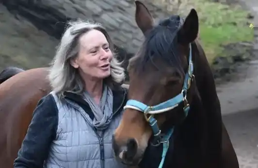 Tierkommunikation Karina Heuzeroth mit Pferd
